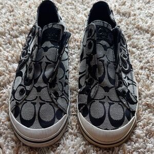 Coach no tie slip on shoes women's size 6